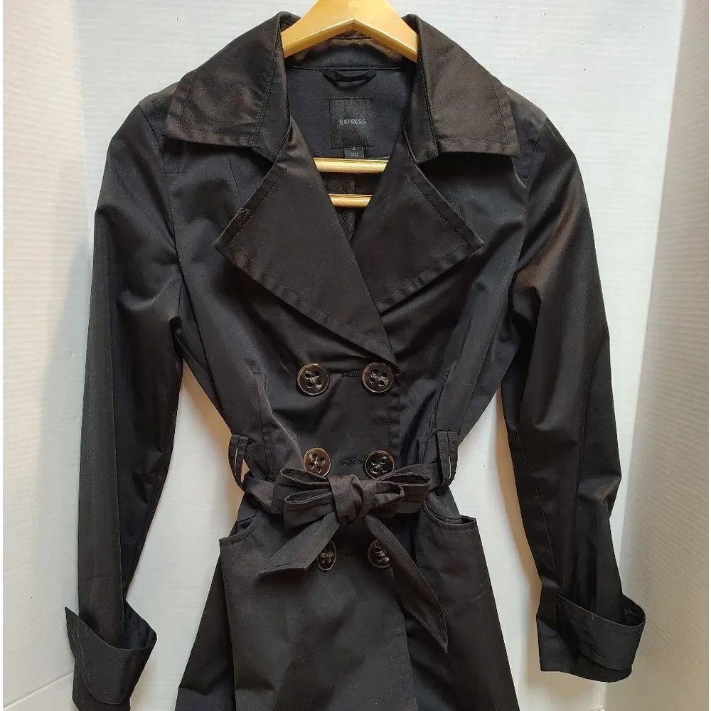 Express Trench Style Coat Jacket Size Small